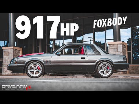 Видео: Сборка Foxbody Mustang мощностью 917 л.с. и Shelby Super Snake в честь 50-летия
