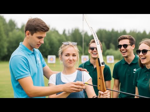 Видео: «Попади 10 раз, и я твоя». Тихий парень поставил чемпионку на место.