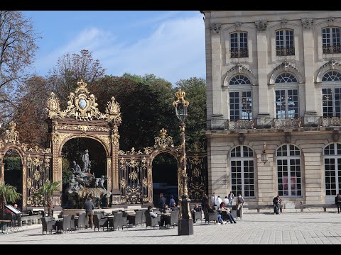 Видео: Франция.Нанси.Королевская площадь Станислава Лещинского.France.Nancy.