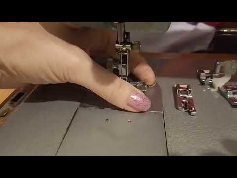Видео: швейная машина чайка 2 и быстросъёмные лапки
