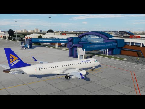 Видео: Актобе - Уральск | Embraer E190 | Air Astana | UATT - UARR | X-Plane 12