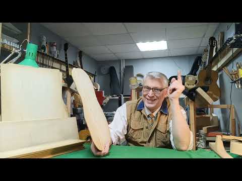 Видео: Остатки деталей гитар и укулеле мастера А. В. Шуляковского.