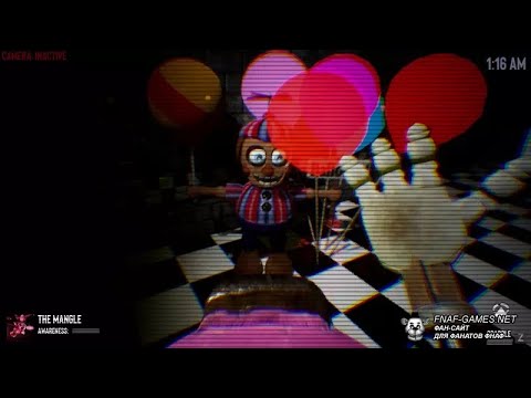 Видео: я играл за мангл и ползал по потолку FNAF Simulator #2