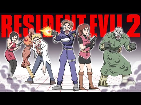 Видео: Resident Evil 2 Animation — ИГРОВЫЕ ПРОДЕЛКИ! 🧟‍♀️🧟🧟‍♀️