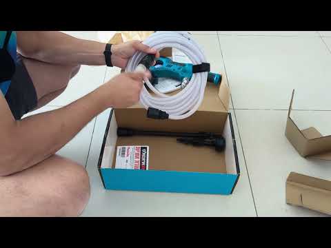 Видео: Распаковка аккумуляторной мойки Makita DHW180Z