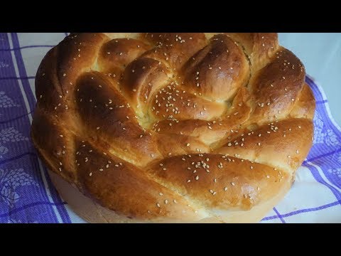 Видео: Пышный быстрый сдобный хлеб  ПОГАЧА без расстойки/POGAČA