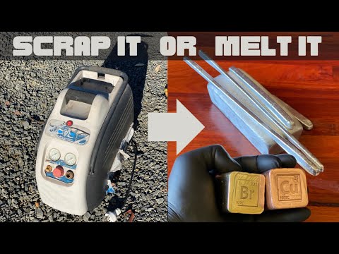 Видео: Полный демонтаж компрессора - 4 Metal Melt - ASMR Metal Melting - BigStackD Casing Trash To Treasure