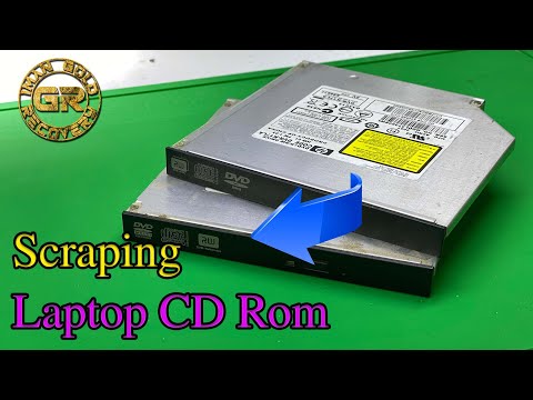 Видео: Парсинг ноутбука CD Rom для восстановления золота. Где золото внутри компакт-диска ноутбука?
