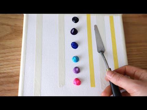 Видео: Урок рисования | Зимнее дерево | Учебник по акриловой живописи для начинающих