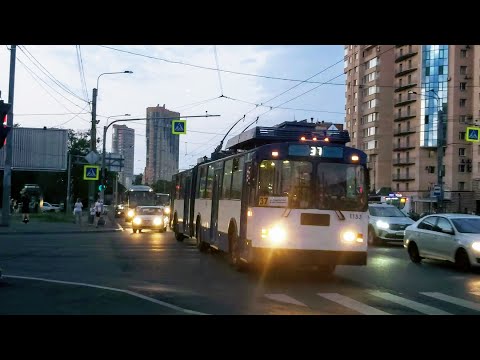 Видео: Троллейбус, маршрут №37 ЗиУ-683БМ1 б.1133 (16.07.2021) Санкт-Петербург
