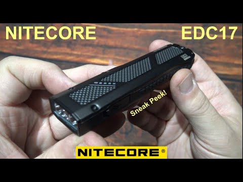 Видео: Краткий обзор фонарика Nitecore EDC17! (1500 люмен, светодиод UHi 25, УФ-светодиод и лазерный ука...