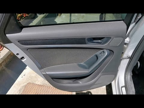 Видео: Audi A4 B8 — руководство по снятию панели задней двери