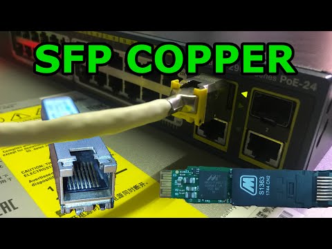 Видео: Что такое SFP Copper, где применяется, как работает, как устроен. ATOP AP-ST2 10/100/1000BASE-T SFP