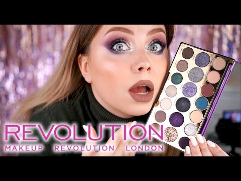 Видео: МАКИЯЖ ПАЛЕТКОЙ ТЕНЕЙ MAKEUP REVOLUTION