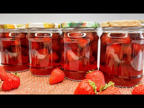 Видео: Королевское 🍓КЛУБНИЧНОЕ ВАРЕНЬЕ! Секрет плотных ЦЕЛЫХ ЯГОД / Густой Красивый сироп БЕЗ ЗАГУСТИТЕЛЕЙ!