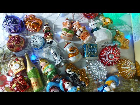 Видео: Предновогодние обзоры моей коллекции елочных игрушек. Часть 1