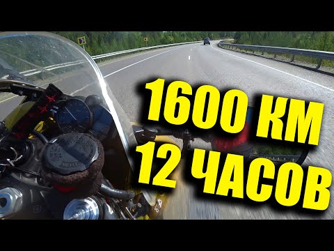 Видео: 1600 КМ НА СПОРТБАЙКЕ ЗА 12 ЧАСОВ | БЛАГОВЕЩЕНСК 8700 КМ