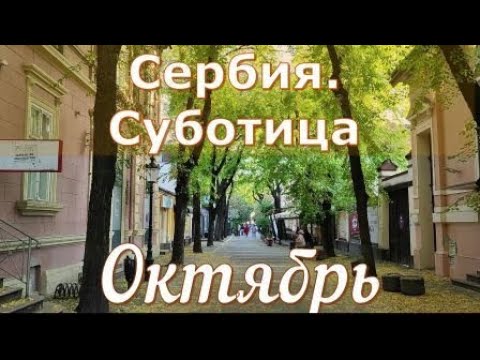 Видео: Сербия Суботица Октябрь