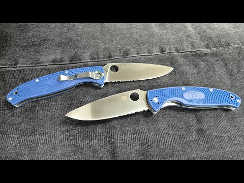 Видео: Распаковка и обзор реплик Spyderco Resilience