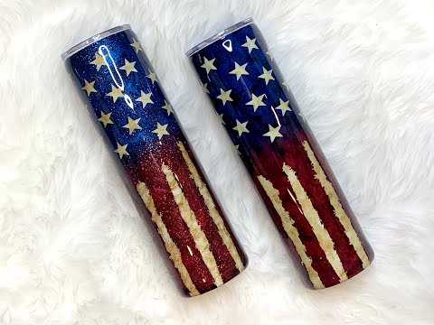 Видео: Руководство по изготовлению стакана с эффектом состаренного флага