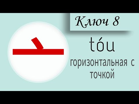 Видео: Китайский с нуля. Ключ 8. Верхушка @chinese_alla128