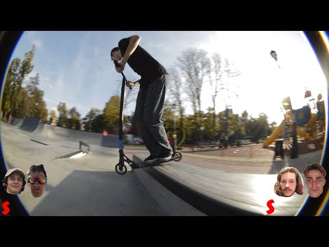 Видео: Game of SCOOT: Саша и Андрей vs Коля и Женя