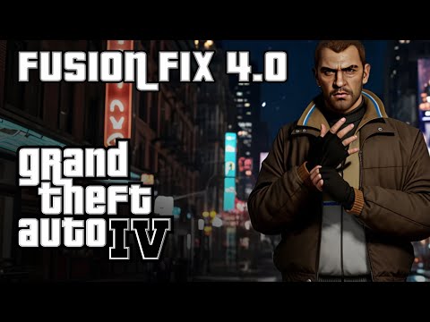 Видео: Ремастер ГТА4? | FUSION FIX 4.0 | Grand Theft Auto IV + Интерактив