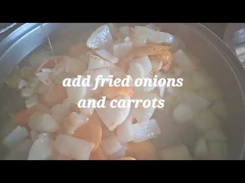 Видео: Vegetables soup puree with chicken and lentils. Овощной суп-пюре с курицей и чечевицей 