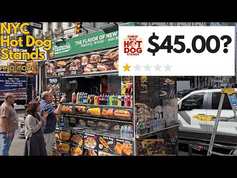 Видео: Что происходит с этими тележками? | Киоски с хот-догами в Нью-Йорке