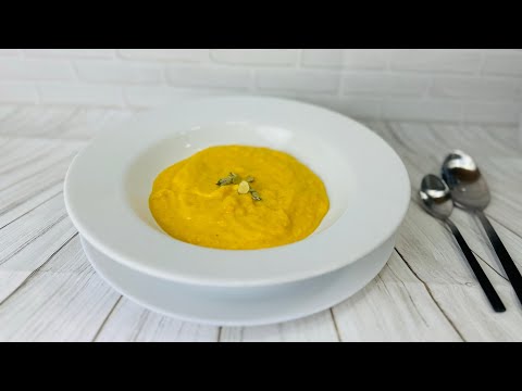 Видео: Pumpkin Soup Recipe… Гарбузовий Суп, рецепт