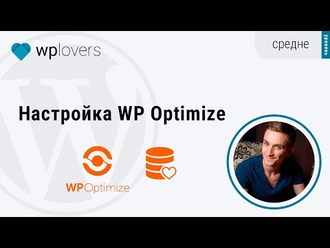 Видео: Настройка WP Optimize для оптимизации базы данных WordPress