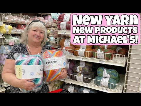 Видео: Новая пряжа и многое другое в Michael's! Купили бы вы эту новую пряжу? #michaels #пряжа #вязаниек...