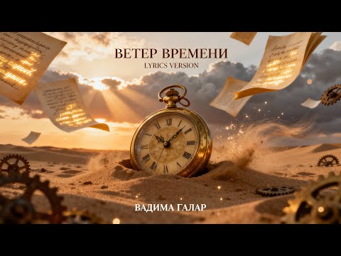 Видео: Вадима Галар - Ветер времени | Lyrics Video | Из альбома "Ветер времени"
