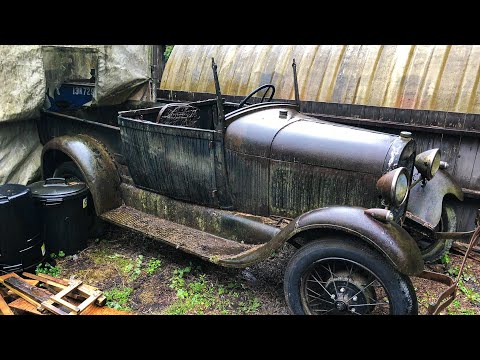 Видео: 20 ЛЕТ ПРЯМО ПОД МОИМ НОСОМ - Находка пикапа Ford Roadster 1929 года. 🇨🇦