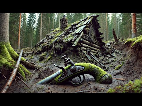 Видео: ОТКОПАЛ ЧЕЙ-ТО КЛАД! Внутри куча СЕРЕБРЯНЫХ МОНЕТ и старинный ПИСТОЛЕТ! Кто же это спрятал? Часть 1.