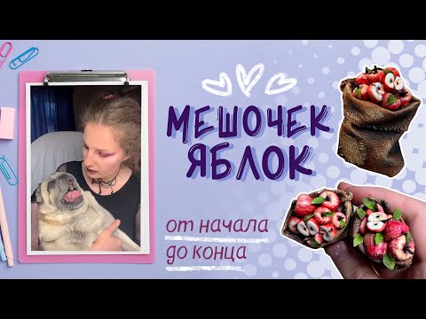 Видео: Миниатюрный мешок с яблоками