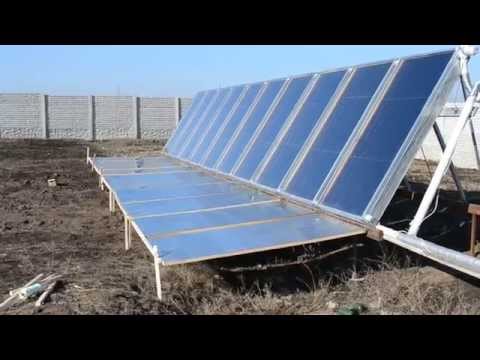 Видео: Отражатель для солнечного коллектора из оцинковки