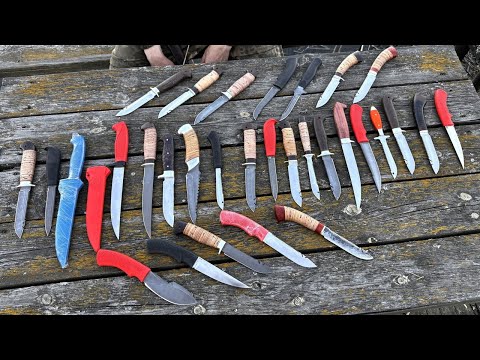Видео: Рыбацкие ножи. Обзор. Лучший нож для рыбалки - рыбацкий от компании Русский булат