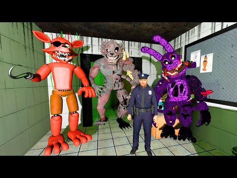 Видео: Аниматроники пугают охранника FNAF 3 COOP ► Garry's Mod