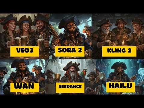 Видео: 06 Сравнение лучших видеогенераторов на основе ИИ | Результат работы генератора текста в видео в ...