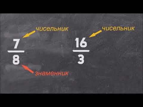 Видео: Поняття дробу. Запис дробу. Чисельник і знаменник дробу