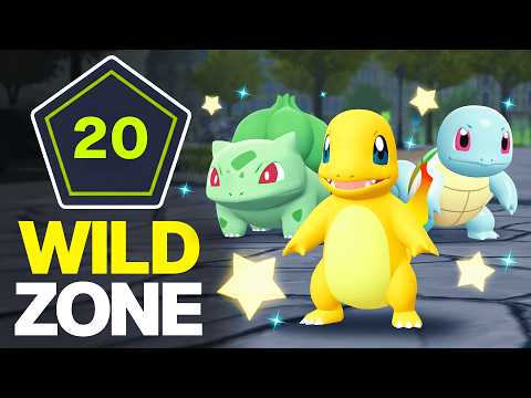 Видео: 100% руководство по Shiny Wild Zone 20 (SHINY STARTERS) I Pokemon Legends Z-A