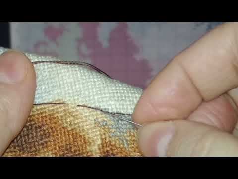 Видео: МК бекстич. Back Stitch