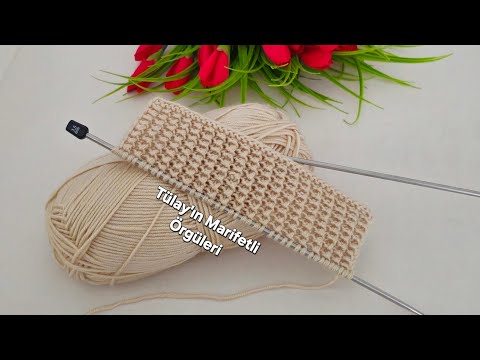 Видео: Суперпростой🧶 Узор для вязания шали, кардигана, жилета и шарфа-бини