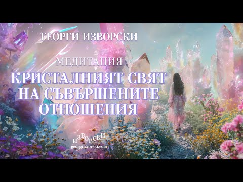 Видео: МЕДИТАЦИЯ - КРИСТАЛНИЯТ СВЯТ НА СЪВЪРШЕНИТЕ ОТНОШЕНИЯ