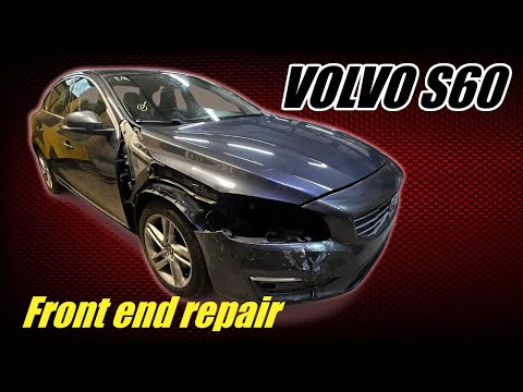 Видео: VOLVO S60. Front end repair. Ремонт переда.