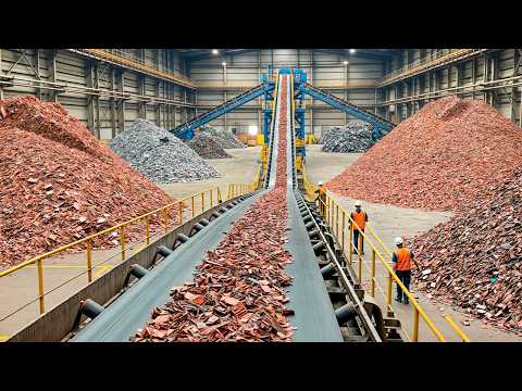 Видео: 10,000 Лет Магии: Как ГОРУ Превращают в Тончайшую НИТЬ | Производство Меди