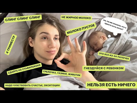 Видео: ПЕРВЫЕ НЕДЕЛИ С НОВОРОЖДЕННЫМ ч.2 | Куда пропало молоко и как я осталась на ГВ