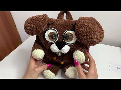 Видео: Рюкзак «Пёс» вяжем крючком 🧶☕️