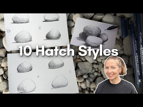 Видео: 10 способов нарисовать гладкие камни ручкой и чернилами